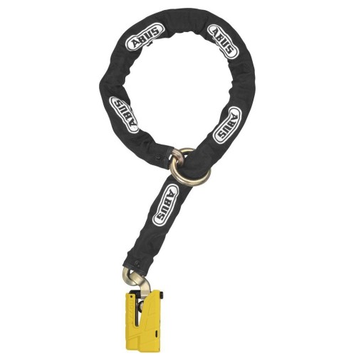ΚΛΕΙΔΑΡΙΑ ΜΕ ΑΛΥΣΙΔΑ ΚΑΙ ΣΥΝΑΓΕΡΜΟ ABUS GRANIT DETECTO XPLUS LOOP 8077 12KS120 ΜΑΥΡΗ ME ΚΙΤΡΙΝΗ 
