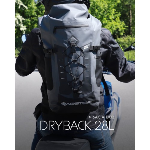ΑΔΙΑΒΡΟΧΟ ΣΑΚΙΔΙΟ ΠΛΑΤΗΣ BAGSTER DRYBACK ΓΚΡΙ 28lt