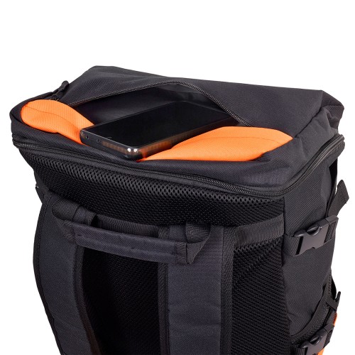 ΣΑΚΙΔΙΟ ΠΛΑΤΗΣ BAGSTER SYPHER ΜΑΥΡΟ/ΠΟΡΤΟΚΑΛΙ 30lt