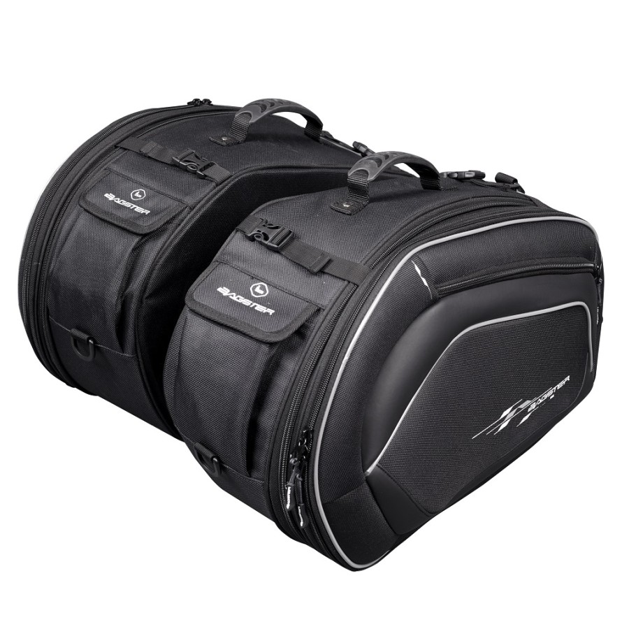 ΤΣΑΝΤΕΣ ΠΛΑΙΝΕΣ BAGSTER TOURER BLACK 15/25lt