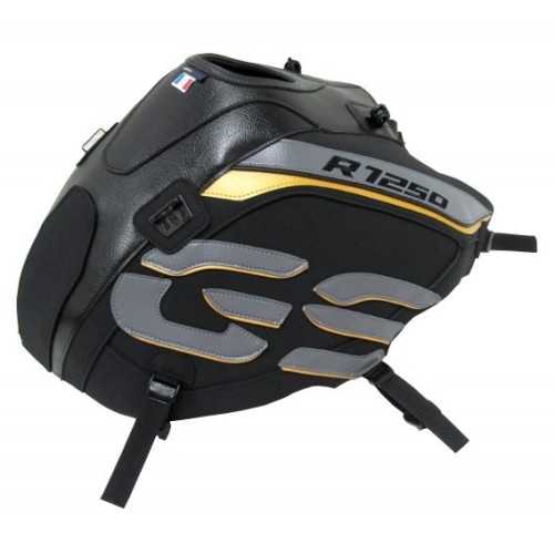 ΚΑΛΥΜΜΑ BAGSTER BMW R1250GS ΜΑΥΡΟ/ΜΑΥΡΟ ΜΑΤ GRAINΥ/DECO ORAGE/ΧΡΥΣΟ (2018-2023)