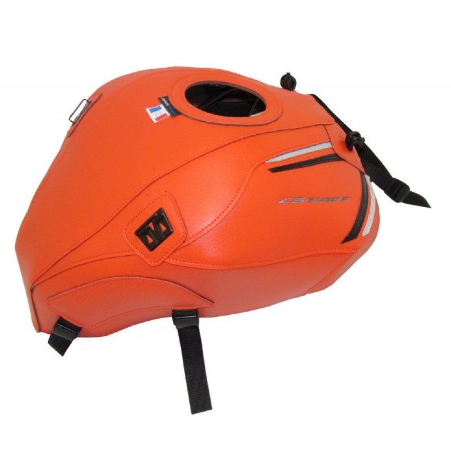 ΚΑΛΥΜΜΑ BAGSTER HONDA CB 500 F ΠΟΡΤΟΚΑΛΙ/DECO ΑΣΗΜΙ-ΜΑΥΡΟ (2019-2023)