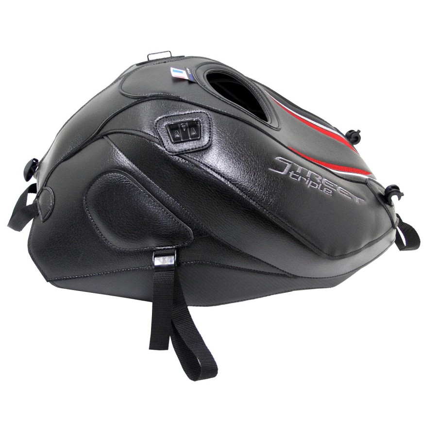 ΚΑΛΥΜΜΑ BAGSTER TRIUMPH STREET TRIPLE R 675 / STREET TRIPLE S 765 ΜΑΥΡΟ / ΑΣΗΜΙ/ ΚΟΚΚΙΝΟ (2017)
