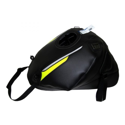 ΚΑΛΥΜΜΑ BAGSTER TRIUMPH STREET TRIPLE R 675 / STREET TRIPLE S 765 GRAINY MAT MAYΡΟ DECO ΑΣΗΜΙ/ΚΙΤΡΙΝΟ FLUO (2020)