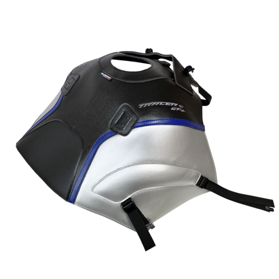 ΚΑΛΥΜΜΑ BAGSTER YAMAHA TRACER 9 GT+ ΜΑΥΡΟ / ΑΣΗΜΙ / DECO BALTIQUE ΜΠΛΕ  (2021-2024)