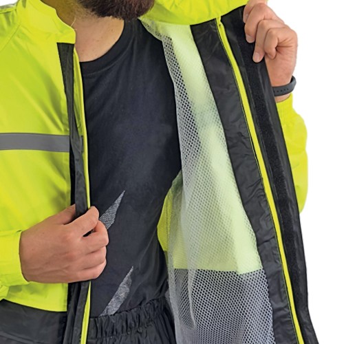 ΑΔΙΑΒΡΟΧΟ ΣΕΤ 3 ΤΕΜΑΧΙΩΝ CGM E34 SPORT ΜΑΥΡΟ / ΚΙΤΡΙΝΟ (ΤΖΑΚΕΤ ΜΕ ΚΟΥΚΟΥΛΑ-ΠΑΝΤΕΛΟΝΙ-ΤΣΑΝΤΑΚΙ)
