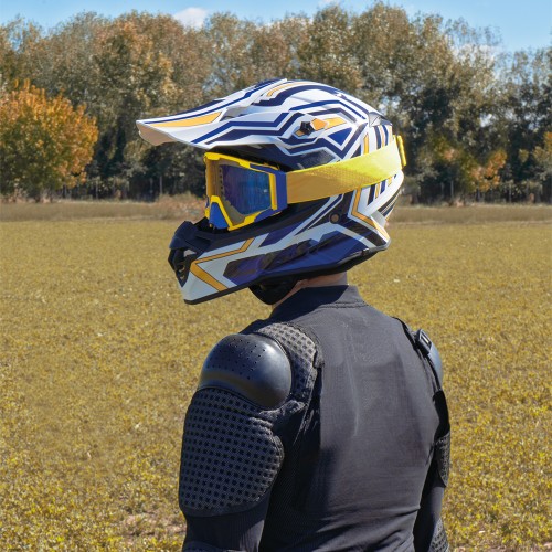 ΚΡΑΝΟΣ CGM MUD-X 367G WHITE / BLUE / YELLOW