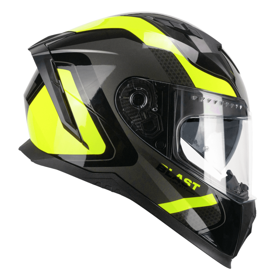 CGM BLAST RACE 311R BLACK / YELLOW FLUO