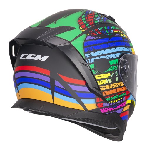 CGM BLAST SKULL 311X BLACK / BLUE / RED