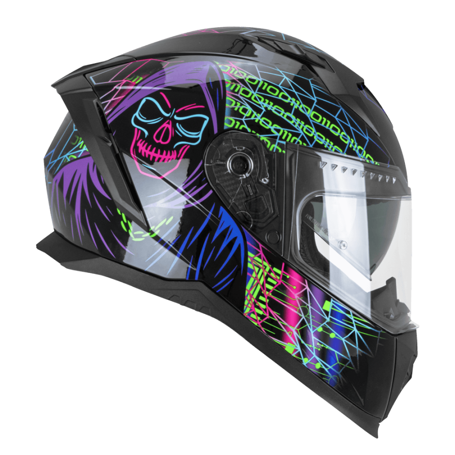 CGM BLAST TECH 311T BLACK / VIOLET / GREEN FLUO