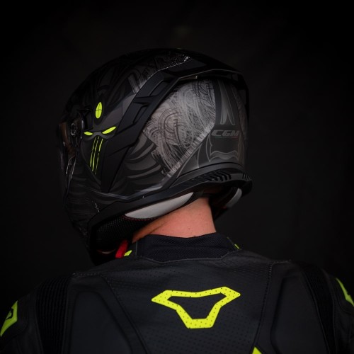 CGM SHOT NIPPO 363S BLACK /  YELLOW FLUO MATT