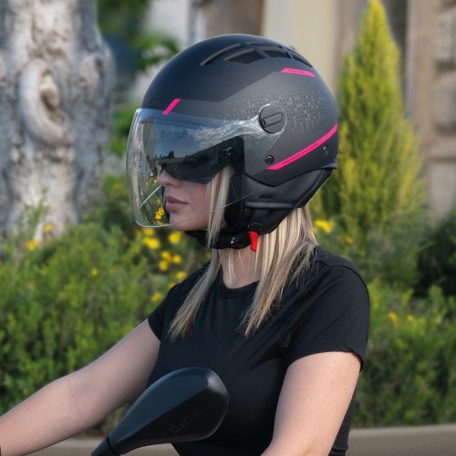 ΚΡΑΝΟΣ CGM AIR CITY 116X BLACK / FUCSIA MATT (ΣΥΜΠΕΡΙΛΑΜΒΑΝΕΙ ΚΑΠΑΚΙΑ ΑΕΡΑΓΩΓΩΝ)