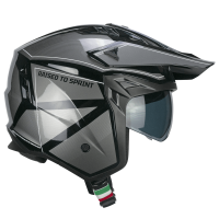ΚΡΑΝΟΣ CGM RUSH RACE 155S BLACK / GRAPHITE (ME ΠΡΟΣΘΑΦΑΙΡΟΥΜΕΝΟ ΓΕΙΣΟ)