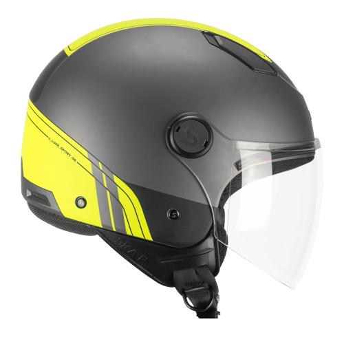 ΚΡΑΝΟΣ CGM SKA-P 1LH LUKE SPORT ANTHRACITE / YELLOW FLUO