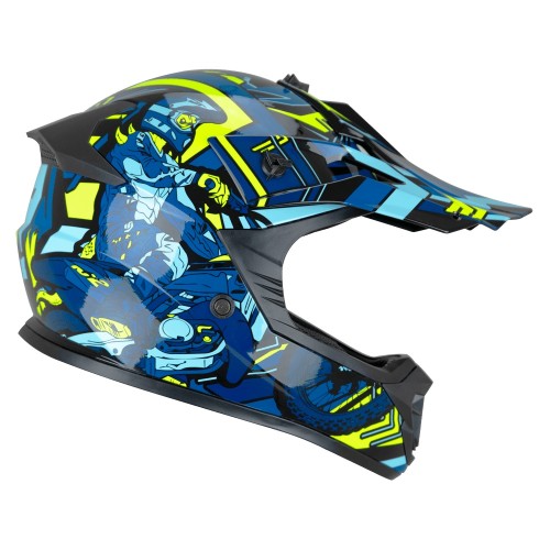 ΠΑΙΔΙΚΟ ΚΡΑΝΟΣ CGM DIRT-X TRACK 267X BLUE / NEON YELLOW