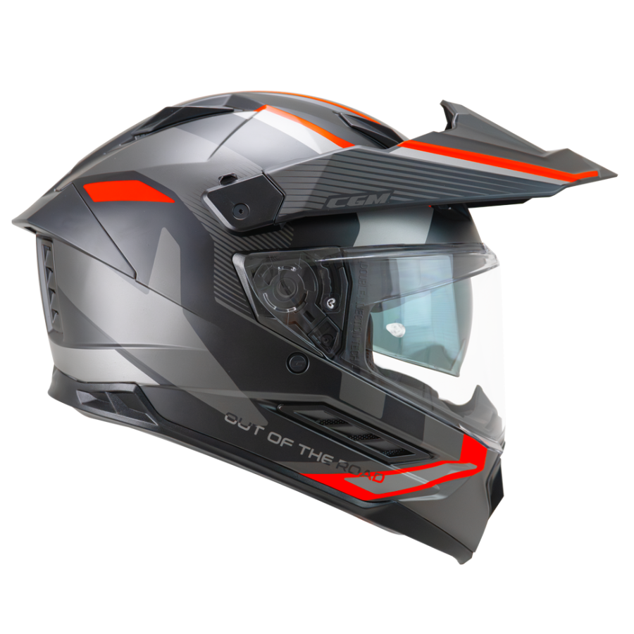 ΚΡΑΝΟΣ CGM DUAL RANGER 366G BLACK / RED FLUO MATT