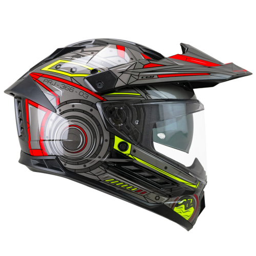 ΚΡΑΝΟΣ CGM DUAL TECH 366T BLACK / RED / YELLOW FLUO