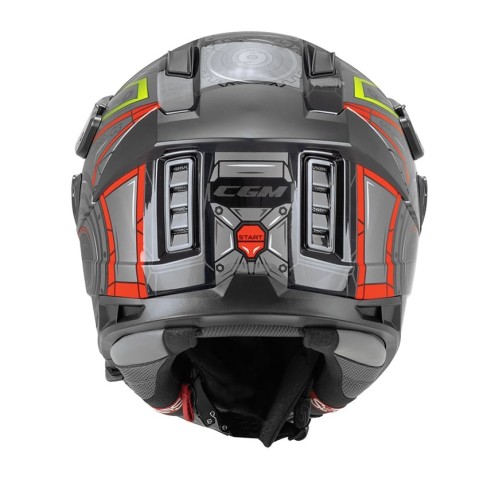 ΚΡΑΝΟΣ CGM DUAL TECH 366T BLACK / RED / YELLOW FLUO