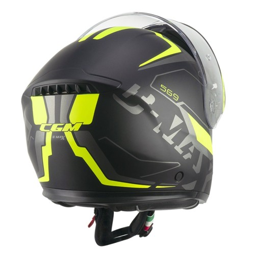 ΚΡΑΝΟΣ CGM C-MAX CITY 569G BLACK / YELLOW FLUO MATT