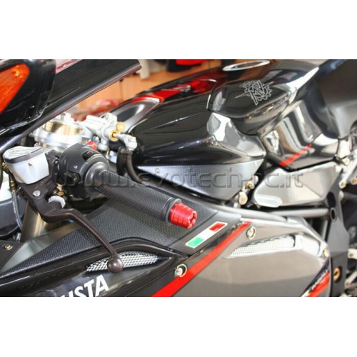 ΑΝΤΙΒΑΡΑ ΤΙΜΟΝΙΟΥ EVOTECH ΓΙΑ MV AGUSTA - Ασημί