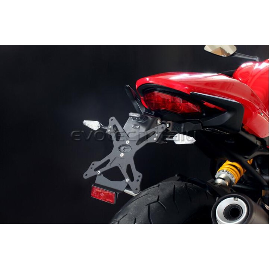 ΒΑΣΗ ΠΙΝΑΚΙΔΑΣ EVOTECH ΓΙΑ DUCATI MONSTER 821/DARK/STRIPE/1200S STRIPE