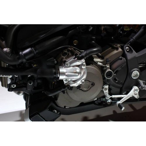 ΚΑΛΥΜΜΑ ΤΡΟΜΠΑΣ ΝΕΡΟΥ EVOTECH ΓΙΑ DUCATI - Ασημί