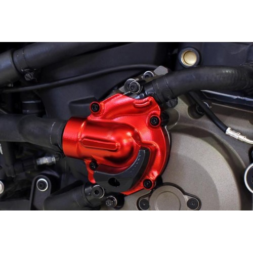 ΚΑΛΥΜΜΑ ΤΡΟΜΠΑΣ ΝΕΡΟΥ EVOTECH ΓΙΑ DUCATI - Ασημί