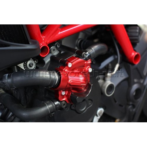 ΚΑΛΥΜΜΑ ΤΡΟΜΠΑΣ ΝΕΡΟΥ EVOTECH ΓΙΑ DUCATI - Ασημί