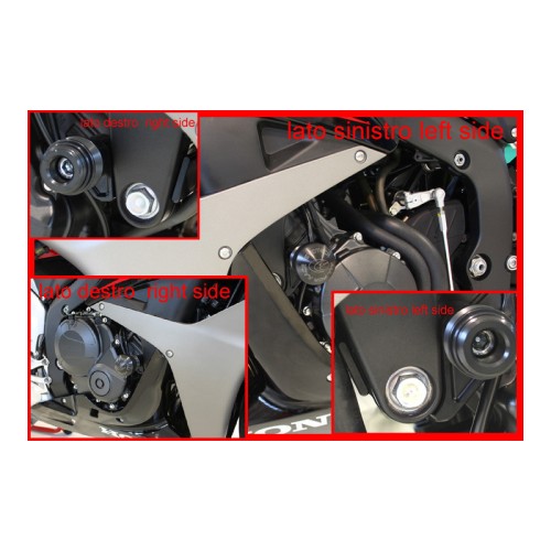 ΚΙΤ ΜΑΝΙΤΑΡΙΑ ΠΡΟΣΤΑΣΙΑΣ ΚΙΝΗΤΗΡΑ EVOTECH ΓΙΑ HONDA CBR 600 RR '07-'08
