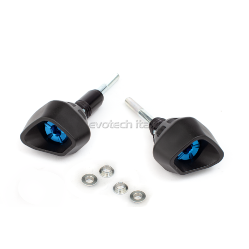 ΜΑΝΙΤΑΡΙΑ ΠΡΟΣΤΑΣΙΑΣ ΚΙΝΗΤΗΡΑ EVOTECH ANTI-SHOCK ΓΙΑ KAWASAKI NINJA 650 KRT '17-'20 / NINJA 650 '20-'21 - Μαύρο/Ασημί