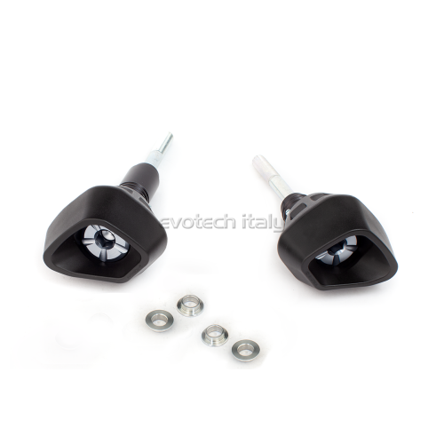 ΜΑΝΙΤΑΡΙΑ ΠΡΟΣΤΑΣΙΑΣ ΚΙΝΗΤΗΡΑ EVOTECH ANTI-SHOCK ΓΙΑ KAWASAKI NINJA 650 KRT '17-'20 / NINJA 650 '20-'21 - Μαύρο/Ασημί