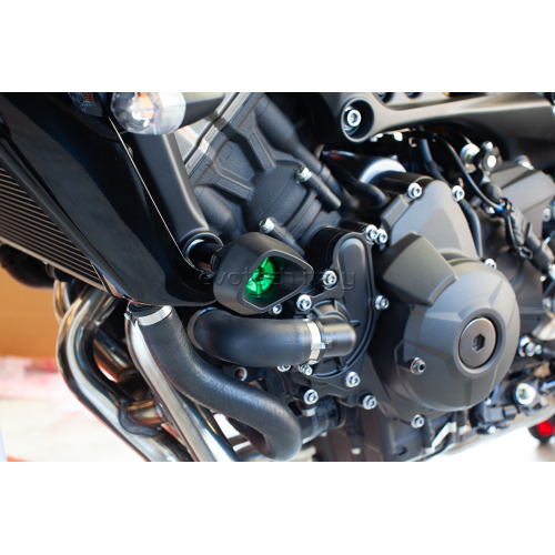 ΜΑΝΙΤΑΡΙΑ ΠΡΟΣΤΑΣΙΑΣ ΚΙΝΗΤΗΡΑ EVOTECH ANTI-SHOCK ΓΙΑ YAMAHA MT-09 / XSR 900 - Μαύρο/Ανθρακί