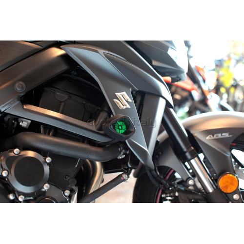 ΜΑΝΙΤΑΡΙΑ ΠΡΟΣΤΑΣΙΑΣ ΚΙΝΗΤΗΡΑ EVOTECH ANTI-SHOCK ΓΙΑ SUZUKI GSX-S 750 '17-'20 - Μαύρο/Μαύρο