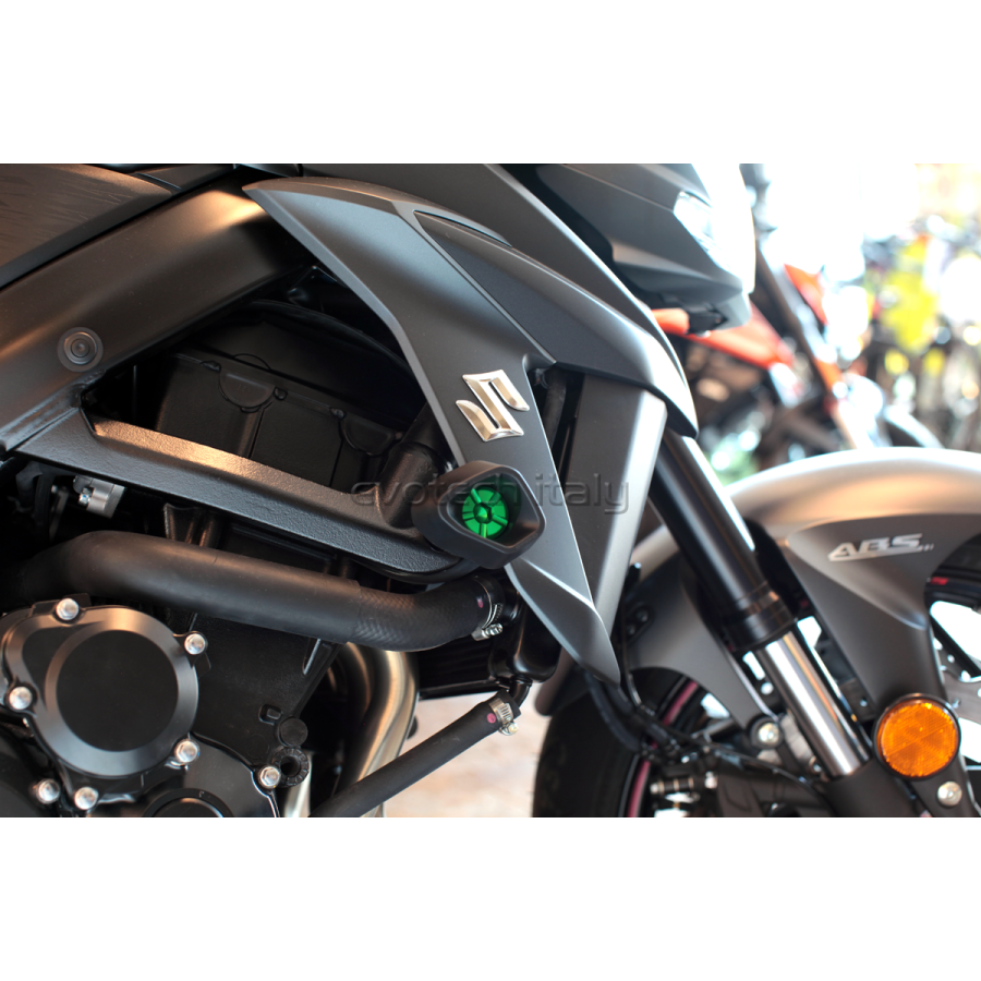 ΜΑΝΙΤΑΡΙΑ ΠΡΟΣΤΑΣΙΑΣ ΚΙΝΗΤΗΡΑ EVOTECH ANTI-SHOCK ΓΙΑ SUZUKI GSX-S 750 '17-'20 - Μαύρο/Μαύρο