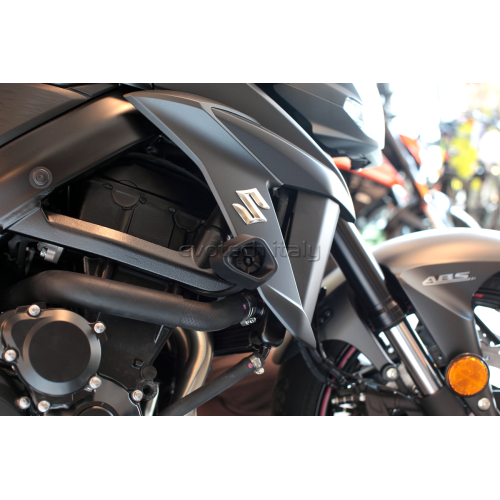 ΜΑΝΙΤΑΡΙΑ ΠΡΟΣΤΑΣΙΑΣ ΚΙΝΗΤΗΡΑ EVOTECH ANTI-SHOCK ΓΙΑ SUZUKI GSX-S 750 '17-'20 - Μαύρο/Μαύρο