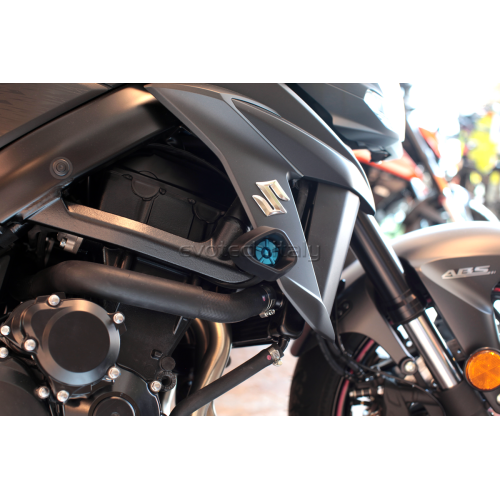 ΜΑΝΙΤΑΡΙΑ ΠΡΟΣΤΑΣΙΑΣ ΚΙΝΗΤΗΡΑ EVOTECH ANTI-SHOCK ΓΙΑ SUZUKI GSX-S 750 '17-'20 - Μαύρο/Μαύρο