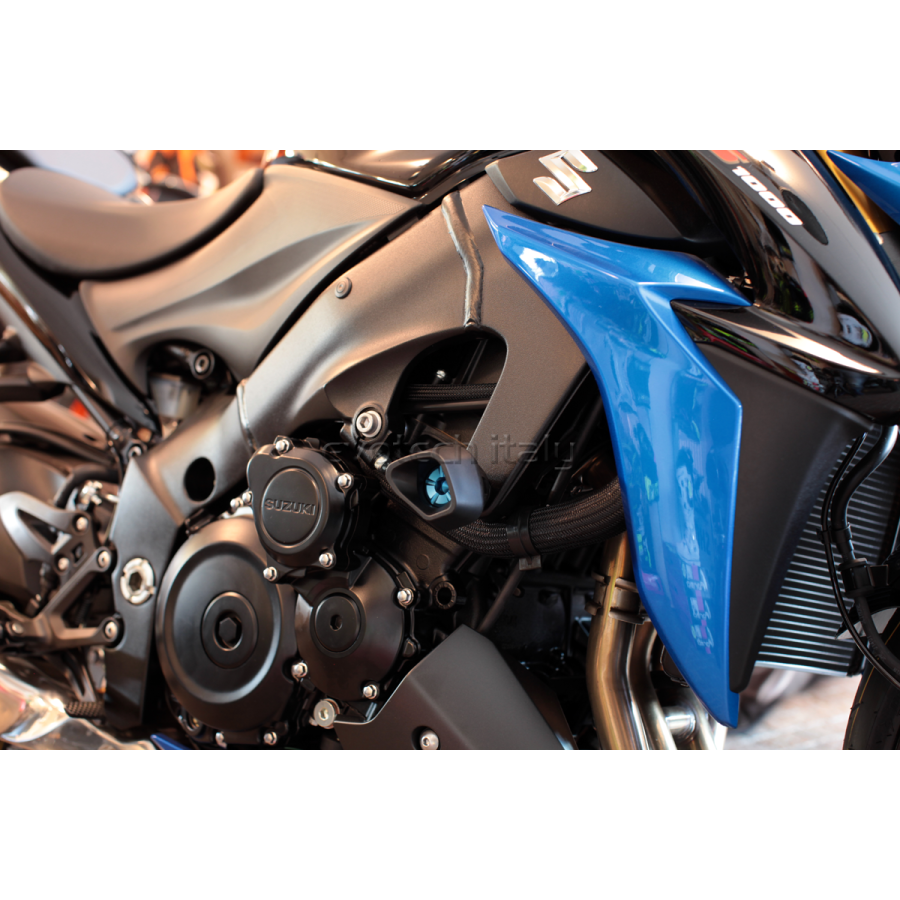 ΜΑΝΙΤΑΡΙΑ ΠΡΟΣΤΑΣΙΑΣ ΚΙΝΗΤΗΡΑ EVOTECH ANTI-SHOCK ΓΙΑ SUZUKI GSX-S 1000 '16-'22 / KATANA 1000 - Μαύρο/Ανθρακί