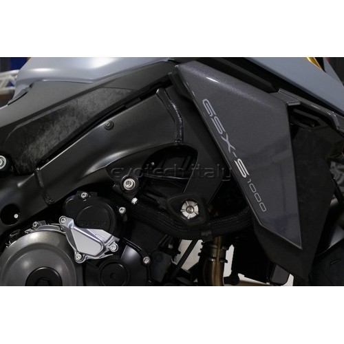 ΜΑΝΙΤΑΡΙΑ ΠΡΟΣΤΑΣΙΑΣ ΚΙΝΗΤΗΡΑ EVOTECH ANTI-SHOCK ΓΙΑ SUZUKI GSX-S 1000 '16-'22 / KATANA 1000 - Μαύρο/Ανθρακί