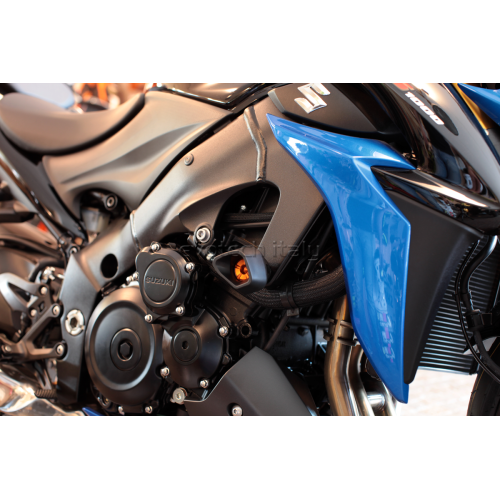 ΜΑΝΙΤΑΡΙΑ ΠΡΟΣΤΑΣΙΑΣ ΚΙΝΗΤΗΡΑ EVOTECH ANTI-SHOCK ΓΙΑ SUZUKI GSX-S 1000 '16-'22 / KATANA 1000 - Μαύρο/Ανθρακί