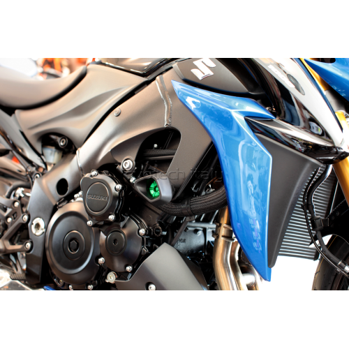 ΜΑΝΙΤΑΡΙΑ ΠΡΟΣΤΑΣΙΑΣ ΚΙΝΗΤΗΡΑ EVOTECH ANTI-SHOCK ΓΙΑ SUZUKI GSX-S 1000 '16-'22 / KATANA 1000 - Μαύρο/Ανθρακί