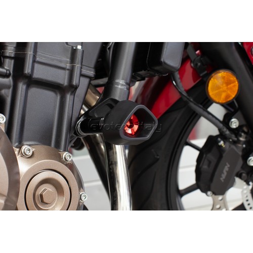 ΜΑΝΙΤΑΡΙΑ ΠΡΟΣΤΑΣΙΑΣ ΚΙΝΗΤΗΡΑ EVOTECH ANTI-SHOCK ΓΙΑ HONDA CB 650 F '17-'18 / CB 650 R '19-'21 - Μαύρο/Ανθρακί