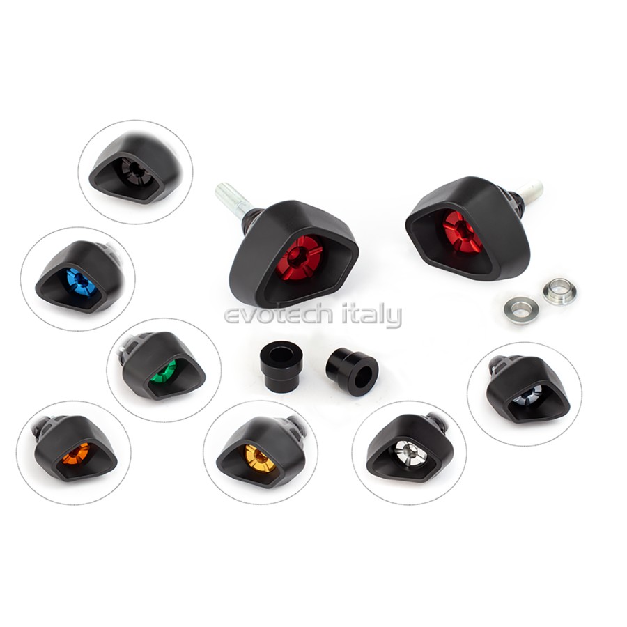 ΜΑΝΙΤΑΡΙΑ ΠΡΟΣΤΑΣΙΑΣ ΚΙΝΗΤΗΡΑ EVOTECH ANTI-SHOCK ΓΙΑ YAMAHA FZ1/FAZER/ FZ8 '06-'16 - Μαύρο/Χρυσό