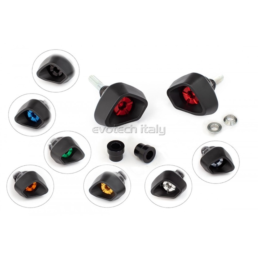 ΜΑΝΙΤΑΡΙΑ ΠΡΟΣΤΑΣΙΑΣ ΚΙΝΗΤΗΡΑ EVOTECH ANTI-SHOCK ΓΙΑ SUZUKI GSR 750 '11-'16 - Μαύρο/Ασημί