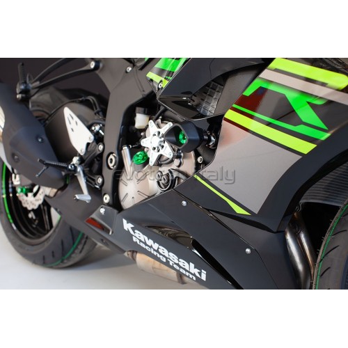 ΜΑΝΙΤΑΡΙΑ ΠΡΟΣΤΑΣΙΑΣ ΚΙΝΗΤΗΡΑ EVOTECH ANTI-SHOCK ΓΙΑ KAWASAKI ZX6R '19-'20 - Μαύρο/Χρυσό