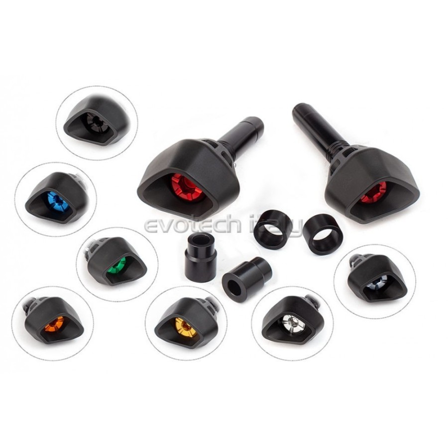 ΜΑΝΙΤΑΡΙΑ ΠΡΟΣΤΑΣΙΑΣ ΚΙΝΗΤΗΡΑ EVOTECH ANTI-SHOCK ΓΙΑ APRILIA DORSODURO 750/1200 SHIVER 750 - Μαύρο/Πράσινο