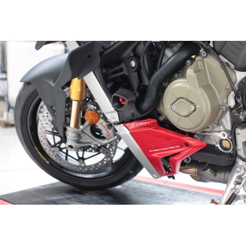 ΜΑΝΙΤΑΡΙΑ ΠΡΟΣΤΑΣΙΑΣ ΚΙΝΗΤΗΡΑ EVOTECH ANTI-SHOCK ΓΙΑ DUCATI STREETFIGHTER V4 S - Μαύρο/Χρυσό
