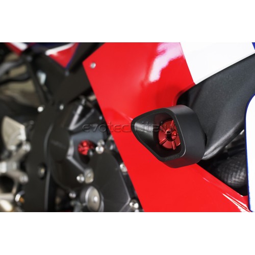 ΜΑΝΙΤΑΡΙΑ ΠΡΟΣΤΑΣΙΑΣ ΚΙΝΗΤΗΡΑ EVOTECH ANTI-SHOCK ΓΙΑ HONDA CBR 1000 RR-R FIREBLADE SP '20-'21 - Μαύρο/Μπλέ