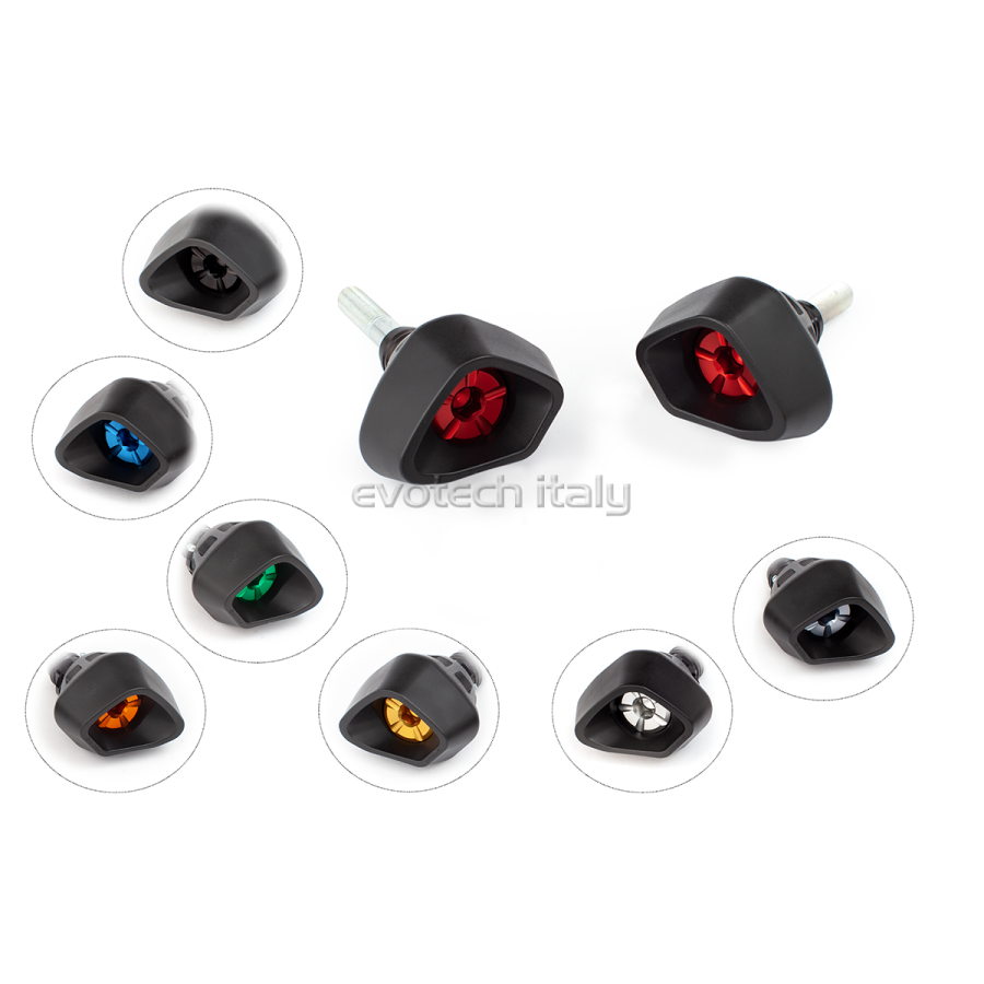 ΜΑΝΙΤΑΡΙΑ ΠΡΟΣΤΑΣΙΑΣ ΚΙΝΗΤΗΡΑ EVOTECH ANTI-SHOCK ΓΙΑ HONDA CBR 600F '11-'13 - Μαύρο/Μαύρο