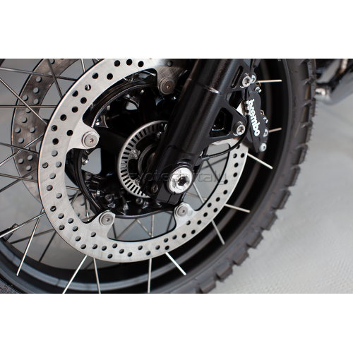 ΠΑΞΙΜΑΔΙΑ ΕΜΠΡΟΣ ΤΡΟΧΟΥ EVOTECH ΓΙΑ HONDA - Ασημί