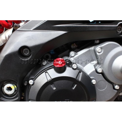ΤΑΠΑ ΛΑΔΙΟΥ EVOTECH ΓΙΑ APRILIA - Ασημί